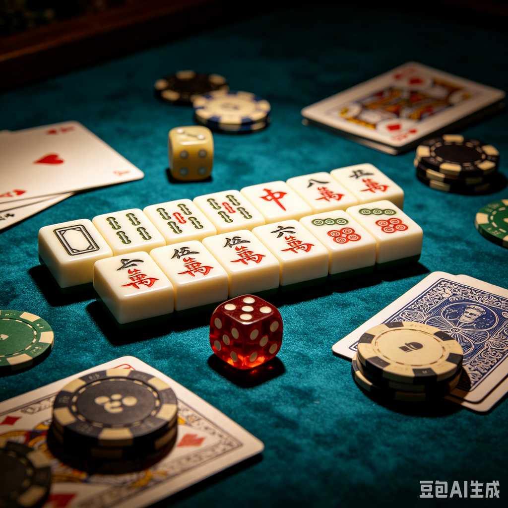 glossy mahjong tiles